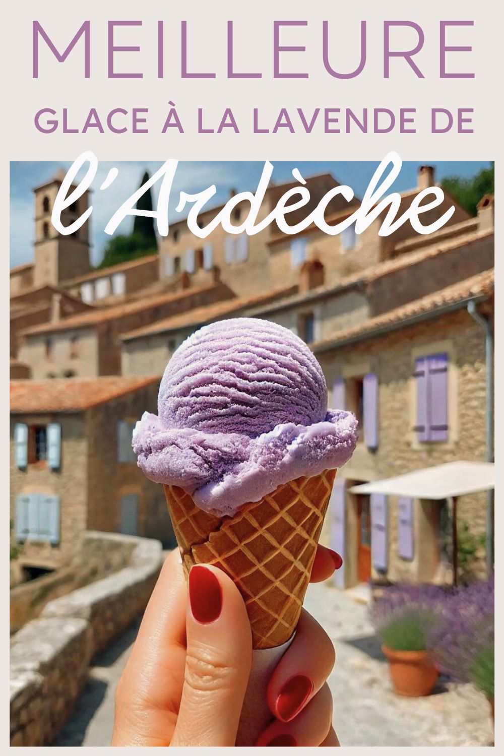 meilleure glace a la lavande du verdon